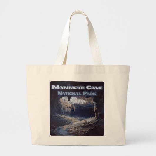 Grand Tote Bag Parc national de Mammoth Cave Kentucky (Devant)