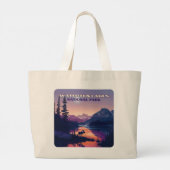 Grand Tote Bag Parc national des Lacs-Waterton Canada Alberta (Dos)