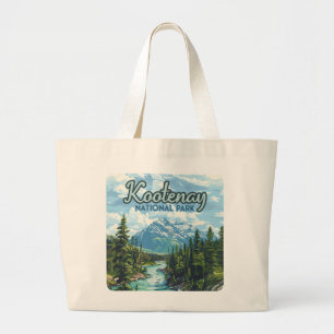 Grand Tote Bag Parc national Kootenay Canada Colombie-Britannique