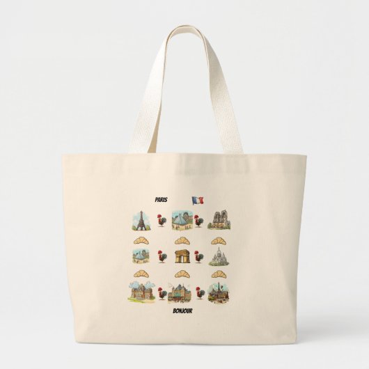 Grand Tote Bag Paris (Devant)