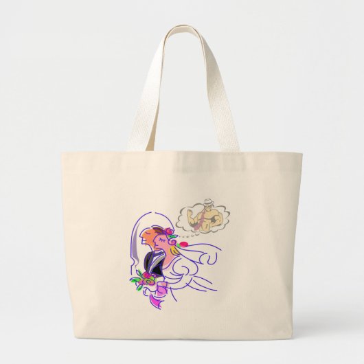 Grand Tote Bag Partie de Bachelorette (Devant)