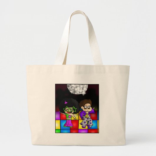 Grand Tote Bag Partie de disco (Devant)