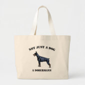Grand Tote Bag Pas simplement un chien (Devant)