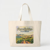 Grand Tote Bag Paso Robles California Vineyard Côte Centrale (Devant)