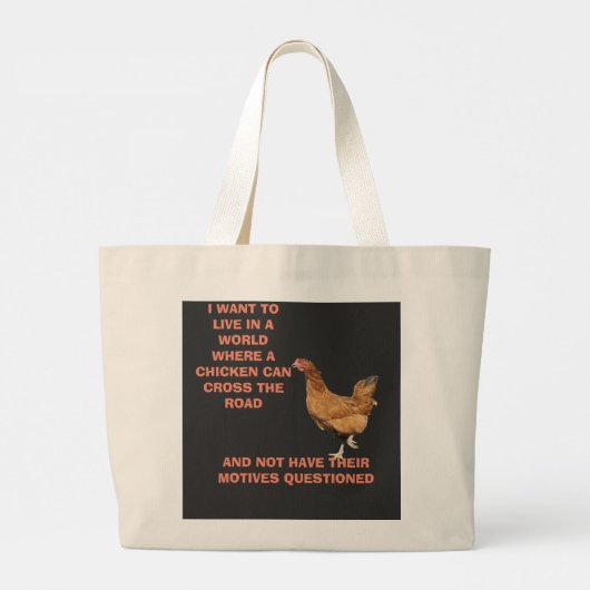 GRAND TOTE BAG PASSAGE DE POULET (Dos)