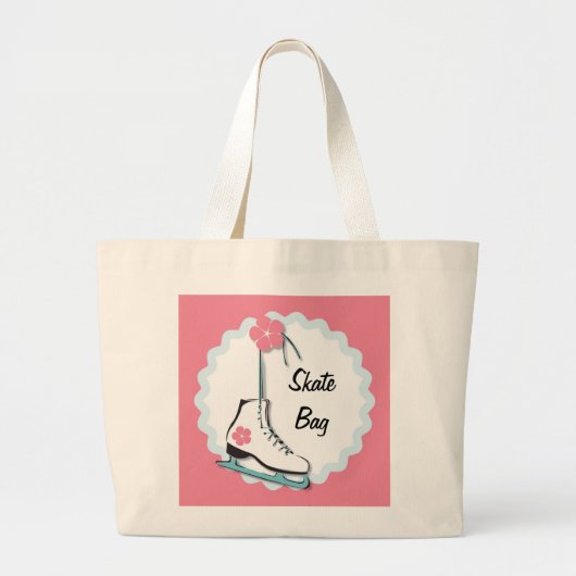 Grand Tote Bag Patin de glace (Devant)
