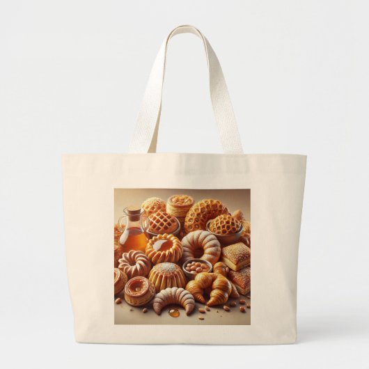 Grand Tote Bag Pâtisserie de luxe (Devant)