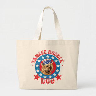 Grand Tote Bag Patriotique Cairn Terrier