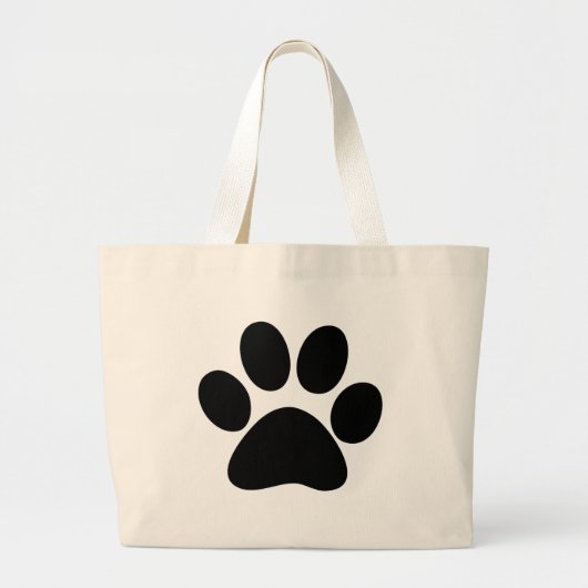 Grand Tote Bag Patte animale (Devant)