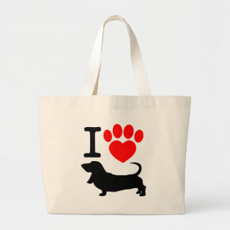 Grand Tote Bag Patte de coeur