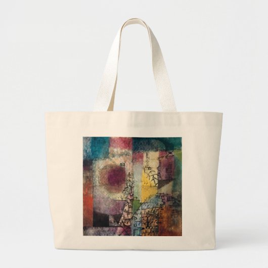 Grand Tote Bag Paul Klee Abstract Art Cubism  (Devant)