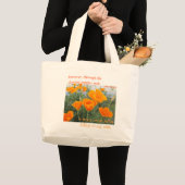 Grand Tote Bag Pavot de Californie (Devant (produit))
