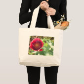 Grand Tote Bag Pavot rouge vif (Devant (produit))
