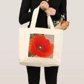 Grand Tote Bag Pavot simple (Devant (produit))