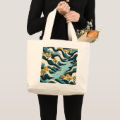 Grand Tote Bag Paysage Moderne (Devant (produit))