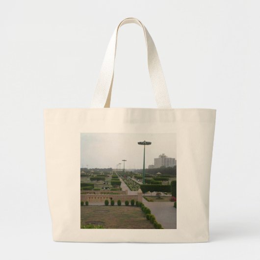 Grand Tote Bag Paysage Pittoresque du parc Benazir Imprimer (Devant)