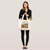 Grand Tote Bag Paysage urbain de Södermalm à Stockholm (Devant (modèle))
