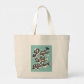 Grand Tote Bag Peace Begins With Your Mindset (Dos)