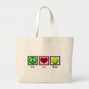Grand Tote Bag Peace Love Tennis