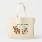 Grand Tote Bag PEBBLES™ et Bam Bam Love Bedrock (Devant)