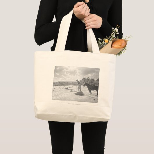 Grand Tote Bag Pêche de mouche de Frances Phelps Belden en (Devant (produit))