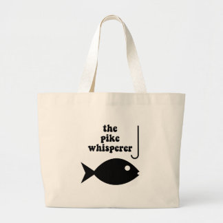 Grand Tote Bag pêche de whisperer de brochet