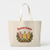 Grand Tote Bag Peeps de Pâques (Dos)