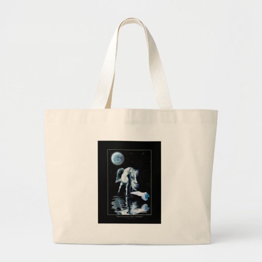 Grand Tote Bag PEGASUS et collection BLANCHE de RAVEN (Devant)