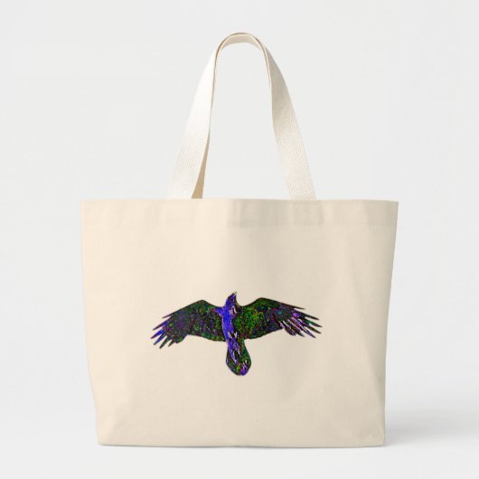 Grand Tote Bag Peinture à cordes (Devant)