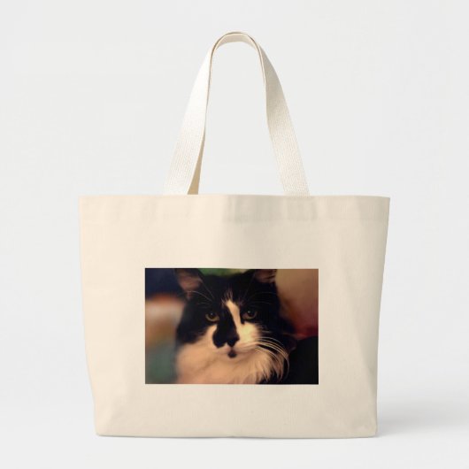 Grand Tote Bag Peinture de couleur (Devant)