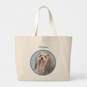 Grand Tote Bag Peinture Havanaise Silver mignonne Artiste Pot Ori
