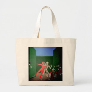 Grand Tote Bag Peintures murales d'hôtel de Berkley - 2