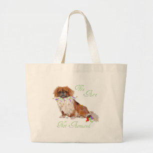 Grand Tote Bag Pékinois n'est pas amusé