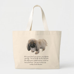 Grand Tote Bag Pékinois Souvenir - FEMELLE