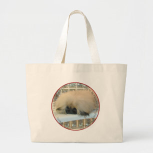 Grand Tote Bag Pensée de Pékinois