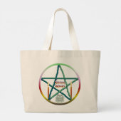 Grand Tote Bag Pentacle Imbolc (Dos)