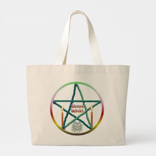 Grand Tote Bag Pentacle Imbolc (Dos)