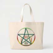 Grand Tote Bag Pentacle Imbolc (Devant)