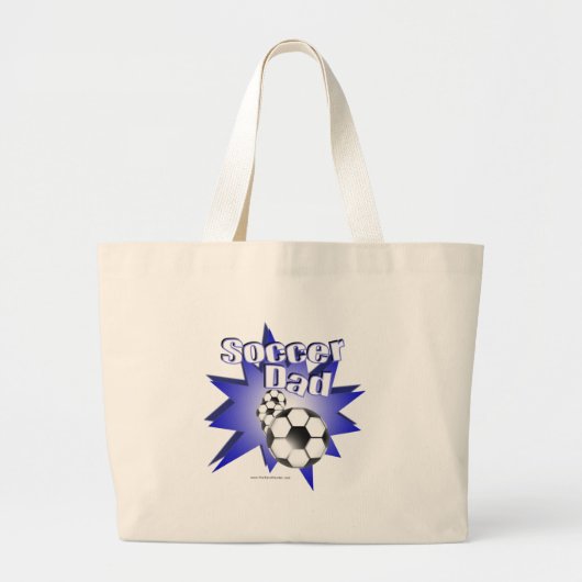 Grand Tote Bag PÈRE de football (Devant)