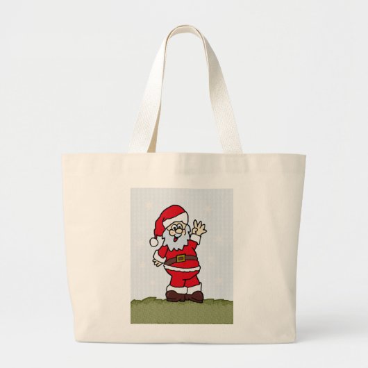 Grand Tote Bag Père Noël (Devant)