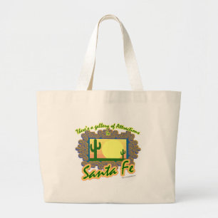 Grand Tote Bag Père Noël Fe Gallery Cool Travel Art Motto