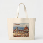 Grand Tote Bag Père Noël Maria del Fiore (Devant)