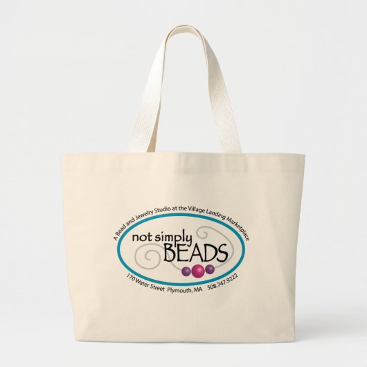Grand Tote Bag PERLE pas simplement (Devant)