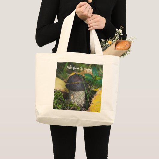 Grand Tote Bag Petit champignon mignon (Devant (produit))