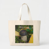 Grand Tote Bag Petit champignon mignon (Devant)
