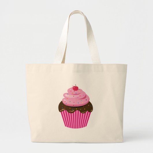 Grand Tote Bag Petit gâteau (Devant)