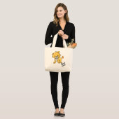 Grand Tote Bag Petit lion (Devant (modèle))