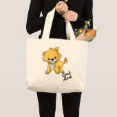 Grand Tote Bag Petit lion (Devant (produit))
