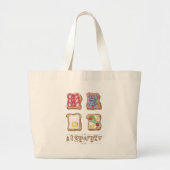 Grand Tote Bag Petit logo restaurant Business (Devant)