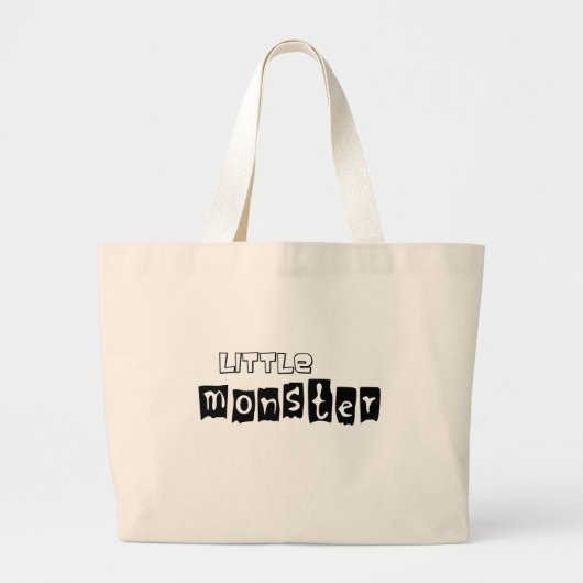 Grand Tote Bag Petit monstre (Devant)
